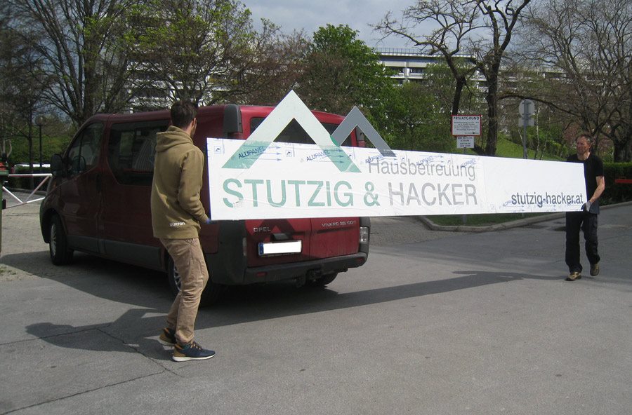 Werkstatt fullspectrum - Banner für Hausbetreuung Stutzig & Hacker