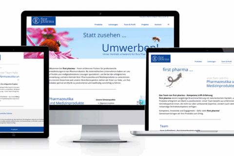 Website made by fullspectrum - www.firstpharma.at