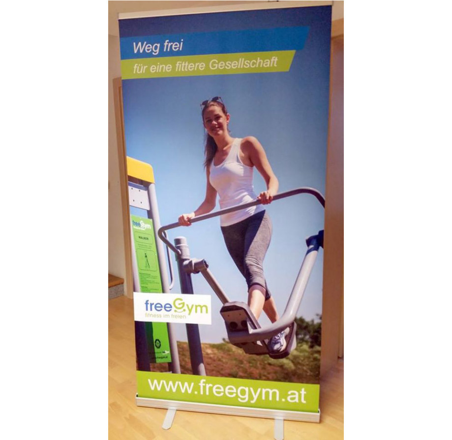 Werkstatt fullspectrum - Roll-Up für freeGym